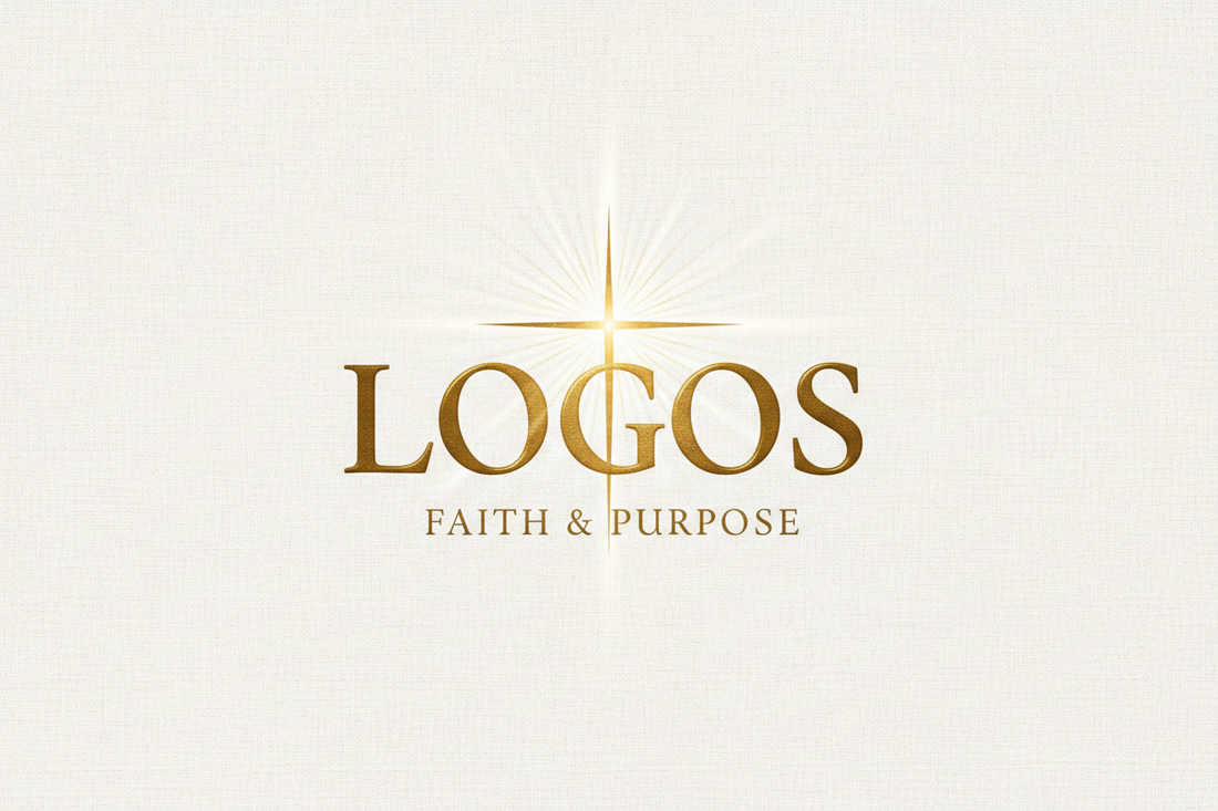 Logo Logos - Marca de ropa cristiana con propósito